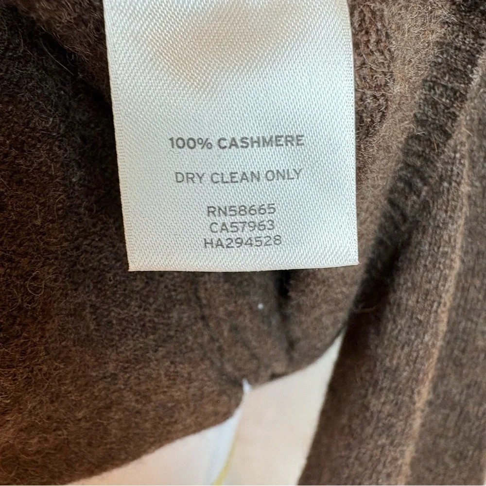 Halogen Cashmere Cozy Brown Wmn’s Sweater Sz XS